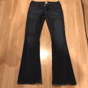 True Religion flare jeans, medium wash size 26
